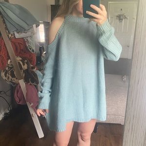 Dusty blue sweater